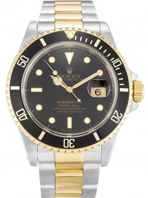 rolex submariner 40mm quadrante nero 16613