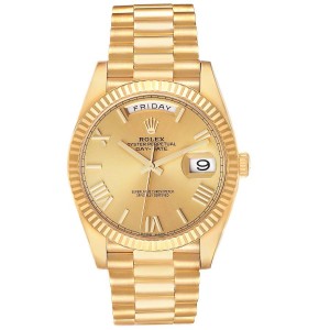 superclone rolex day-date 40 mm quadrante romano champagne 228238