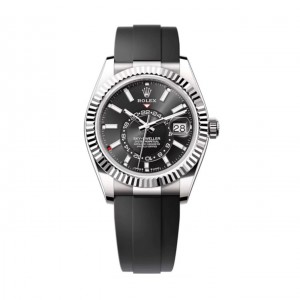 superclone rolex sky-dweller 42 mm quadrante nero brillante 336239