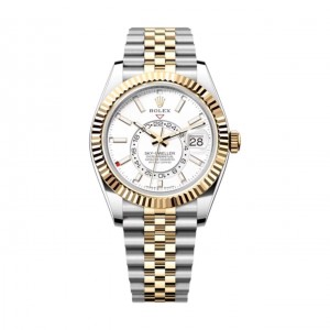 superclone rolex sky-dweller 42 mm quadrante bianco intenso 336933