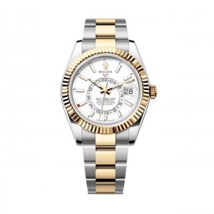 superclone rolex sky-dweller 42 mm quadrante bianco intenso 336933