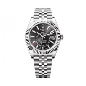 superclone rolex sky-dweller 42 mm quadrante nero brillante 336934 giubileo