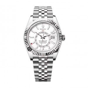 superclone rolex sky-dweller 42 mm quadrante bianco intenso 336934 giubileo