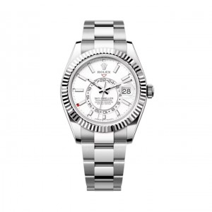 superclone rolex sky-dweller 42 mm quadrante bianco intenso 336934